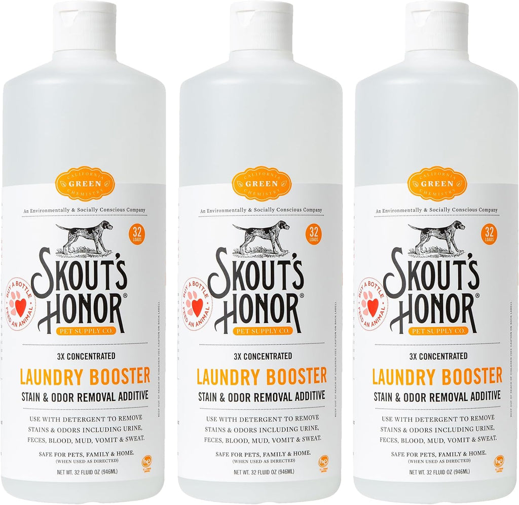 Skout's Honor Laundry Booster Stain & Odor Removal Additive - Plant-Powered Formula for Pet Bedding, Clothing, and Washable Pee Pads - Eco-Friendly & Cruelty-Free, 32 oz - Image 10
