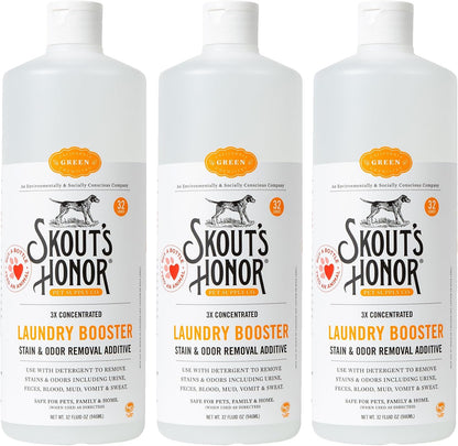 Skout's Honor Laundry Booster Stain & Odor Removal Additive - Plant-Powered Formula for Pet Bedding, Clothing, and Washable Pee Pads - Eco-Friendly & Cruelty-Free, 32 oz - Image 10