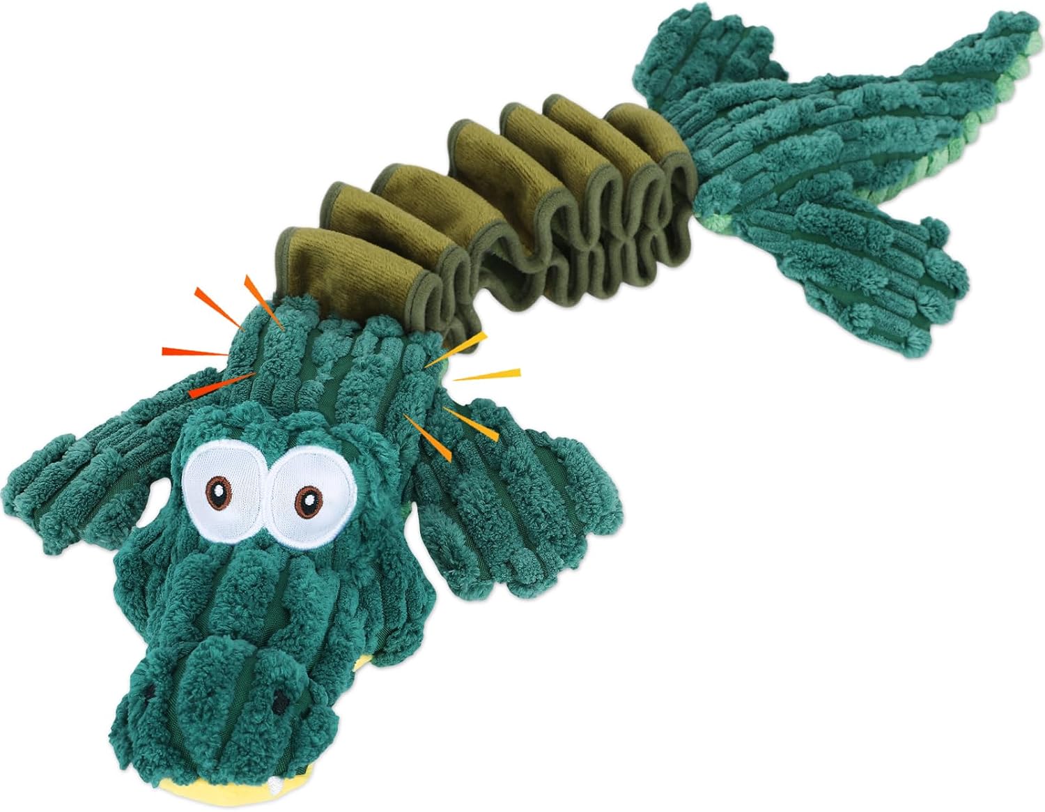 Drmstow Interactive Dog Toys for Large Dogs - Durable Rope Tug of War Toy with Squeaker & Crinkle - Tough Plush Chew Toys for Teeth Cleaning, Boredom Relief & Active Play - Image 14