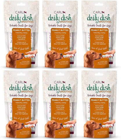 Caru - Daily Dish Smoothies - Lickable Chicken Dog Treat - .5oz Tubes - 4 Pouches Per Pack - Pack of 6 - Image 10