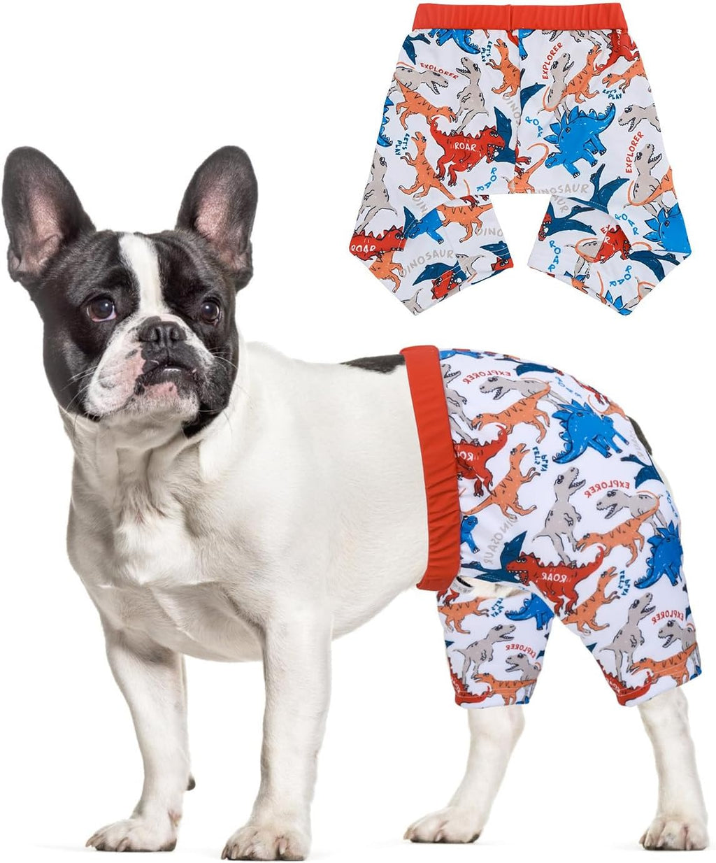 CuteBone Dog Swim Trunks Swimsuit Durable & Comfortable - Quick-Dry, Adjustable Waistband Shorts, UV Protection Bikini- Perfect for Beach, Pool & Outdoor Fun, Hawaii DST03M - Image 15