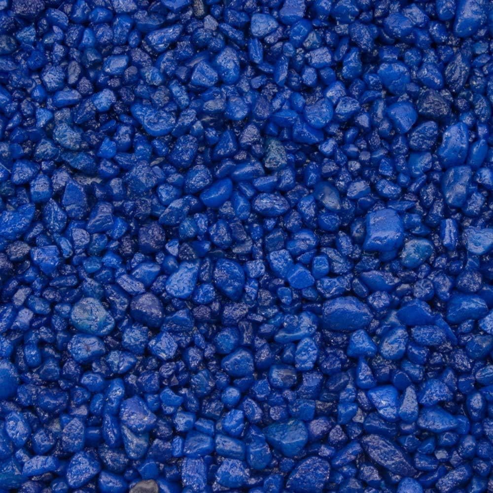 Estes Spectrastone Special Blue Aquarium Gravel 25 pound bag front view