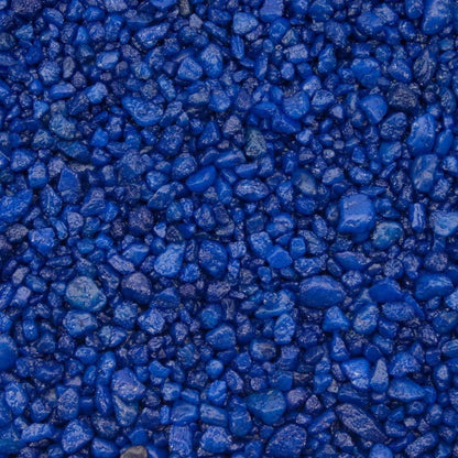 Estes Spectrastone Special Blue Aquarium Gravel 25 pound bag front view