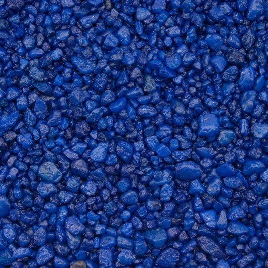 Estes Spectrastone Special Blue Aquarium Gravel 25 pound bag front view