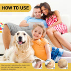 Premium pet dermo care spray showing accurate fluid ounce measurements.