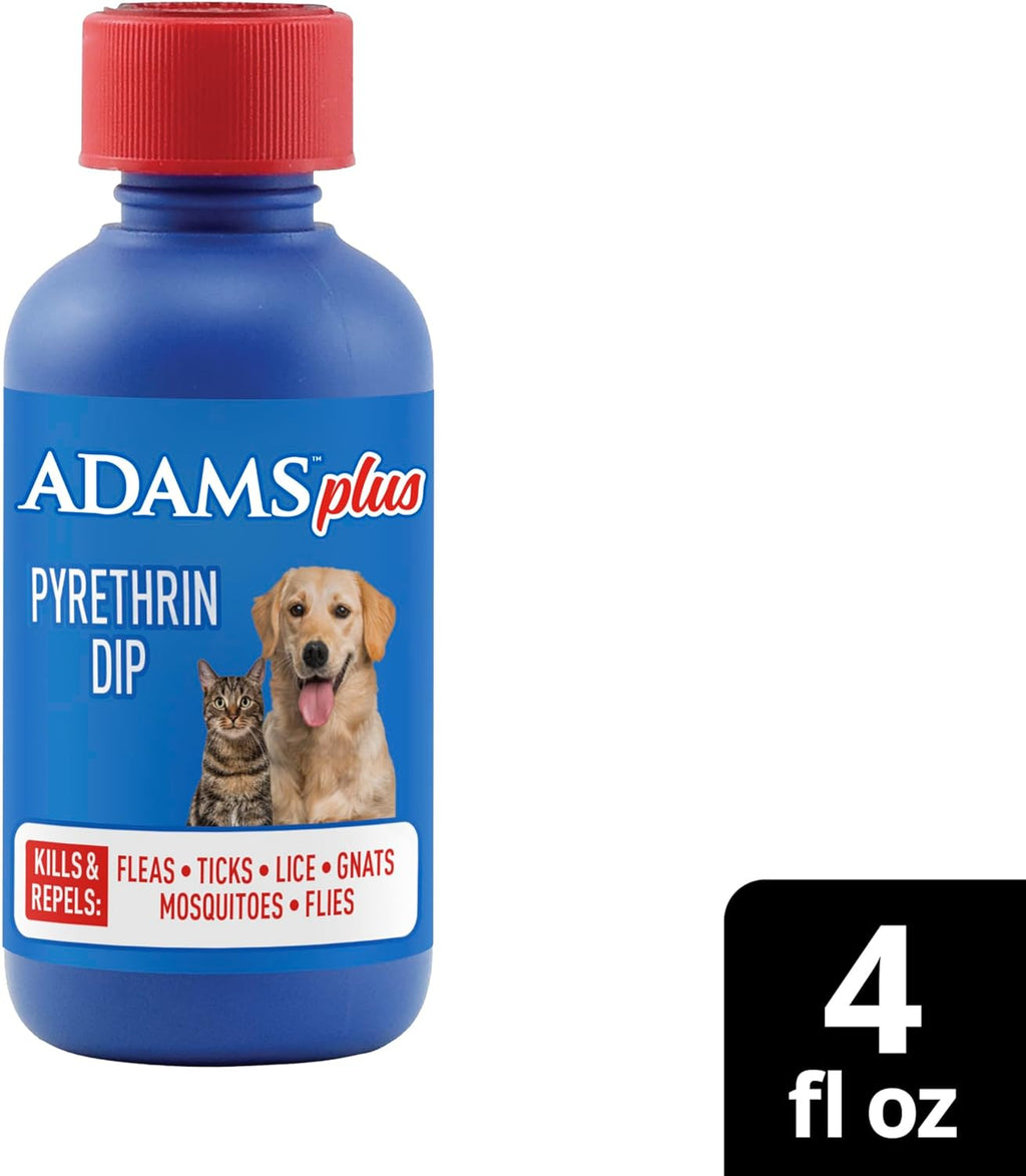ADAMS Plus Pyrethrin Flea Dip for Dogs and Cats, Kills and Repels Fleas, Ticks, Lice, Gnats, Mosquitoes and Flies, for Dogs, Cats, Puppies, & Kittens, 4 Fl oz (Pack of 2) - Image 10