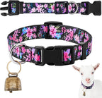 Goat Collar with Bell, Sheep Grazing Copper Bells and Adjustable Nylon Collar Set Loud Bronze Bell for Summer Small Farm Animal Sheep Cow Dog Accessories Gift(Blue Stripes) - Image 10