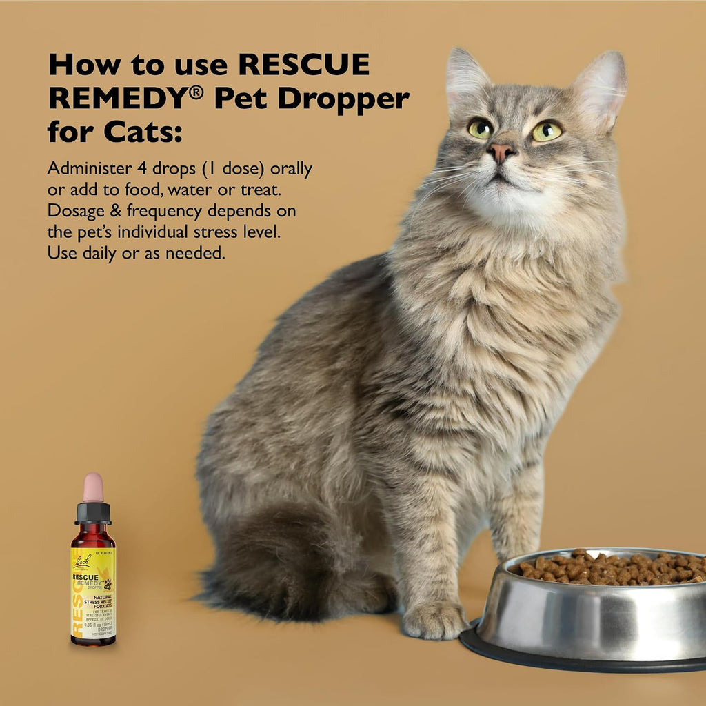 Homeopathic sedative free calming formula for cats of all breeds and ages.
