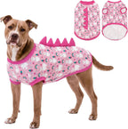 UPF 50+ Sun Protection Dog Shirt - Sleeveless Cooling Vest for Large Dogs Boy, Quick-Dry Pet T-Shirt with Funny Dinosaur Horns, UV Protective Breathable Dog Clothes U-COSBX01L - Image 11