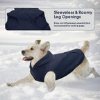 IECOii soft comfortable big dog sweater side profile view