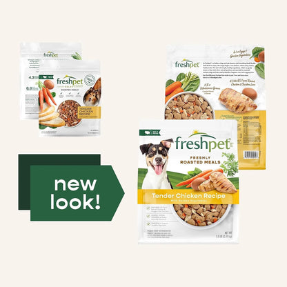 Close up of Freshpet Roasted Meals premium dog food texture
