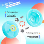 MAGICYOYO K2 beginner to advanced dual function yoyo showing the included replacement KK bearing