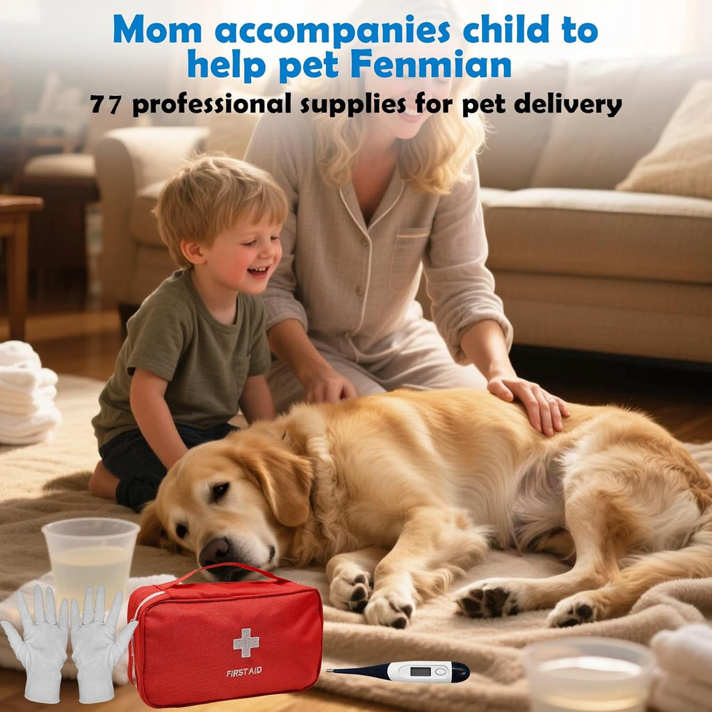 Ywingda professional dog breeding kit setup for newborn puppy health monitoring and management.