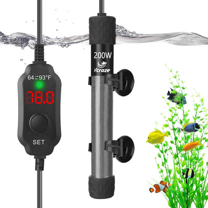25W Compact Aquarium Heater for 3-5 Gallon Tanks | Super Short Submersible Fish Tank Heater with LED Digital Thermostat, Dry-Run & Overheat Protection, Memory Function - Image 12