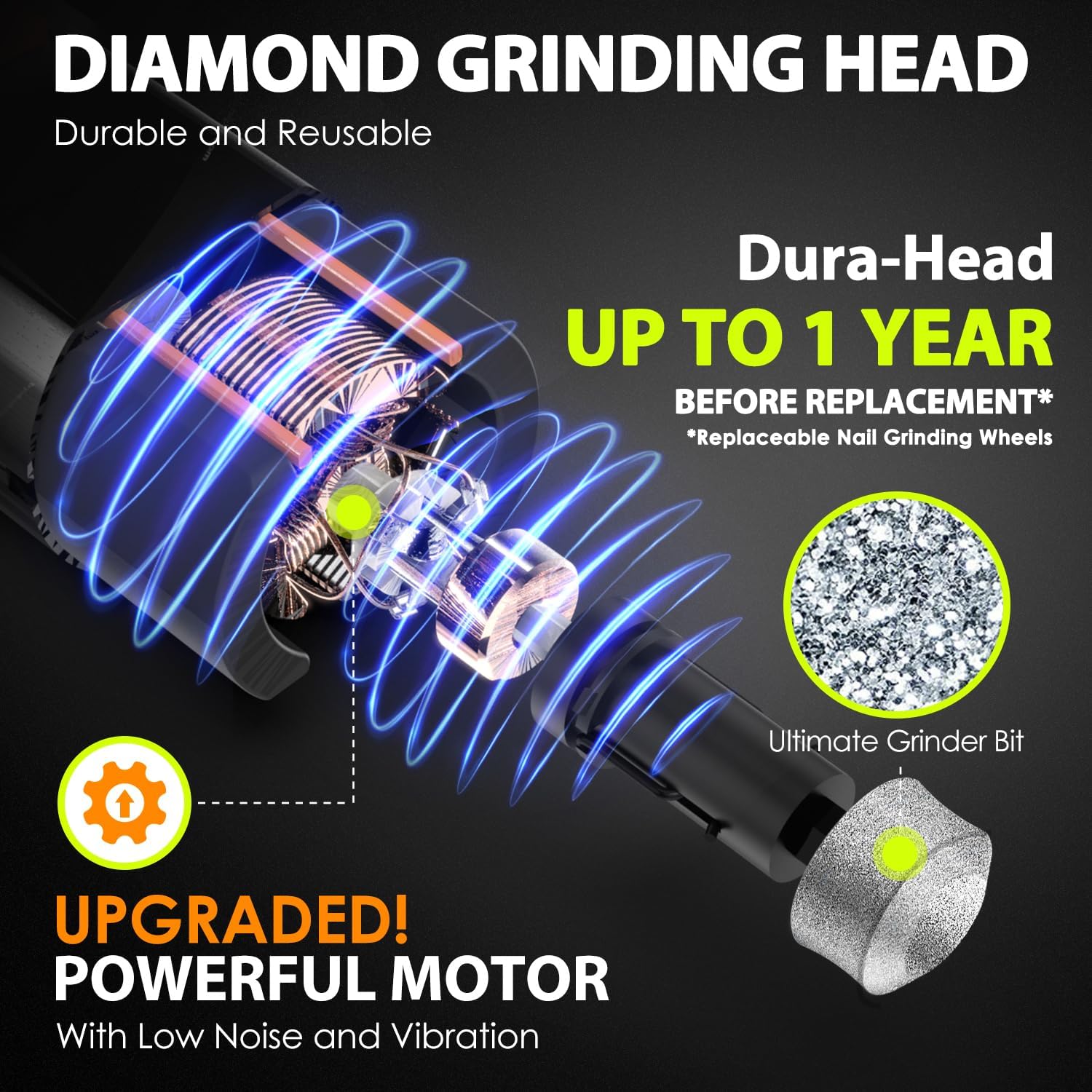 Iredoon pet nail grinder USB charging cable and device