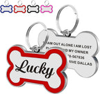 Dog Tags Personalized for Pets Dog Name Tags Personalized Dog Tag Engraved Custom Dog Tags for Pets Custom ID Tags for Puppy Cat (Pink, S) - Image 11