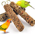 Katumo 3 Pieces Bird Treats Parrot Crunch Sticks front packaging view