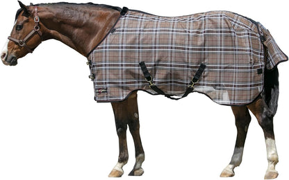 Kensington Signature Mini Textilene Protective Fly Sheet front view on horse