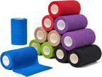 16 Rolls Self Adhesive Bandage Wrap 3 inch, Self Sticking Bandage Wrap, Self Adherent for Wrist Ankle Sprains, Vet Wrap for Animals Pet (Pink) - Image 10