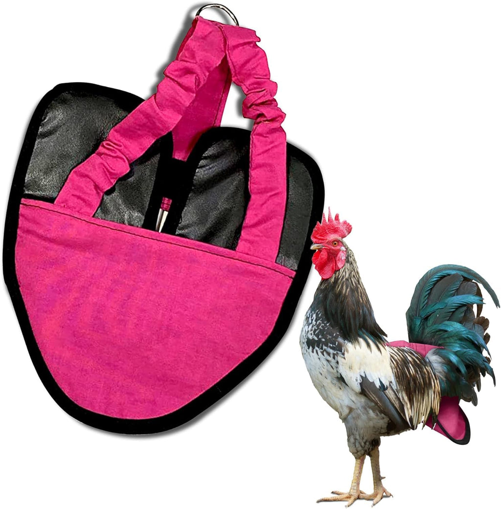 Hen Holster Premium Starter Kit - Bird Diaper, Wrap Around for Hens, Roosters, Ducks - Leak-Proof, Comfortable Bird Harness with Sewn-in Liner, Secure Hook & Loop Closure - Large, Black - Image 10