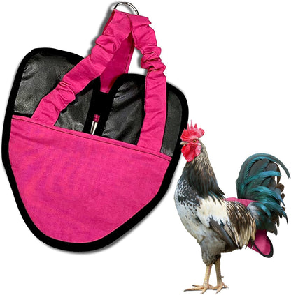 Hen Holster Premium Starter Kit - Bird Diaper, Wrap Around for Hens, Roosters, Ducks - Leak-Proof, Comfortable Bird Harness with Sewn-in Liner, Secure Hook & Loop Closure - Large, Black - Image 10