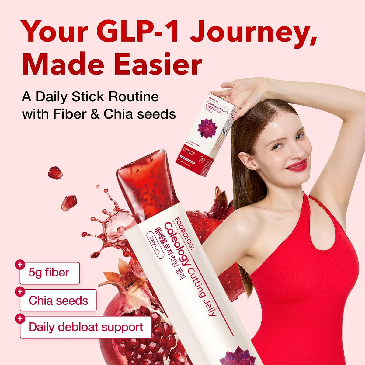 FOODOLOGY Coleology Cutting Jelly single stick packaging