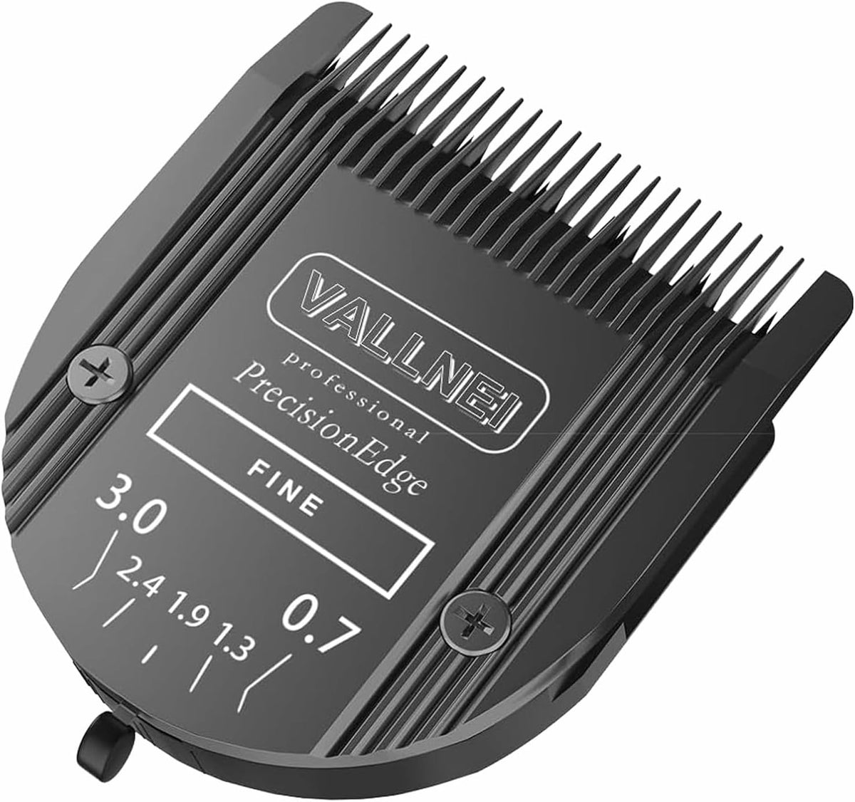 Vallnei professional pet grooming blades packaging showing heavy duty construction materials.