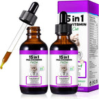 Cat Multivitamin,15 in 1 Cat Vitamins Liquid Drops Supplements for Heart Health, Bones, Joint, Skin & Coat, Bladder, Immune System Support 60ml - Image 12
