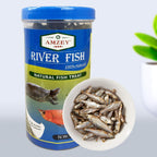 Amzey dried river fish front view packaging