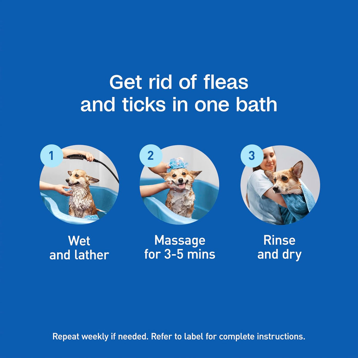 ADAMS Plus Flea & Tick Foaming Shampoo & Wash for Dogs & Puppies, Flea Shampoo to Treat Flea Infestations, Kills Ticks, Fleas, Flea Eggs & Lice, Cleans and Conditions Coat, 10 Ounces - Image 10