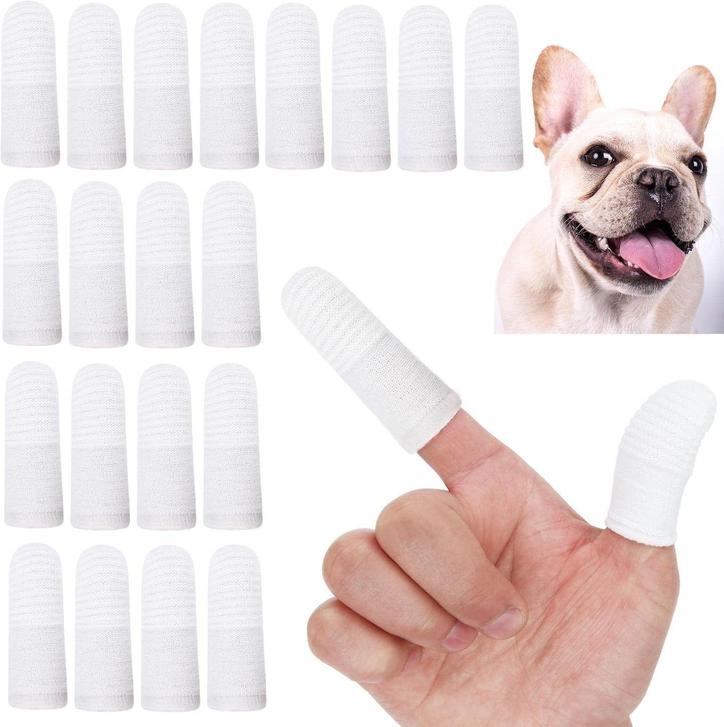 30 PCS Dog & Cat Toothbrush - Washable, Comfortable & Durable 2 Finger Toothbrush Set - Image 10