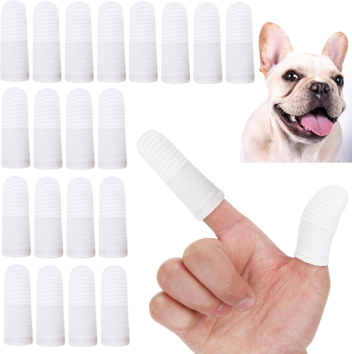 30 PCS Dog & Cat Toothbrush - Washable, Comfortable & Durable 2 Finger Toothbrush Set - Image 10