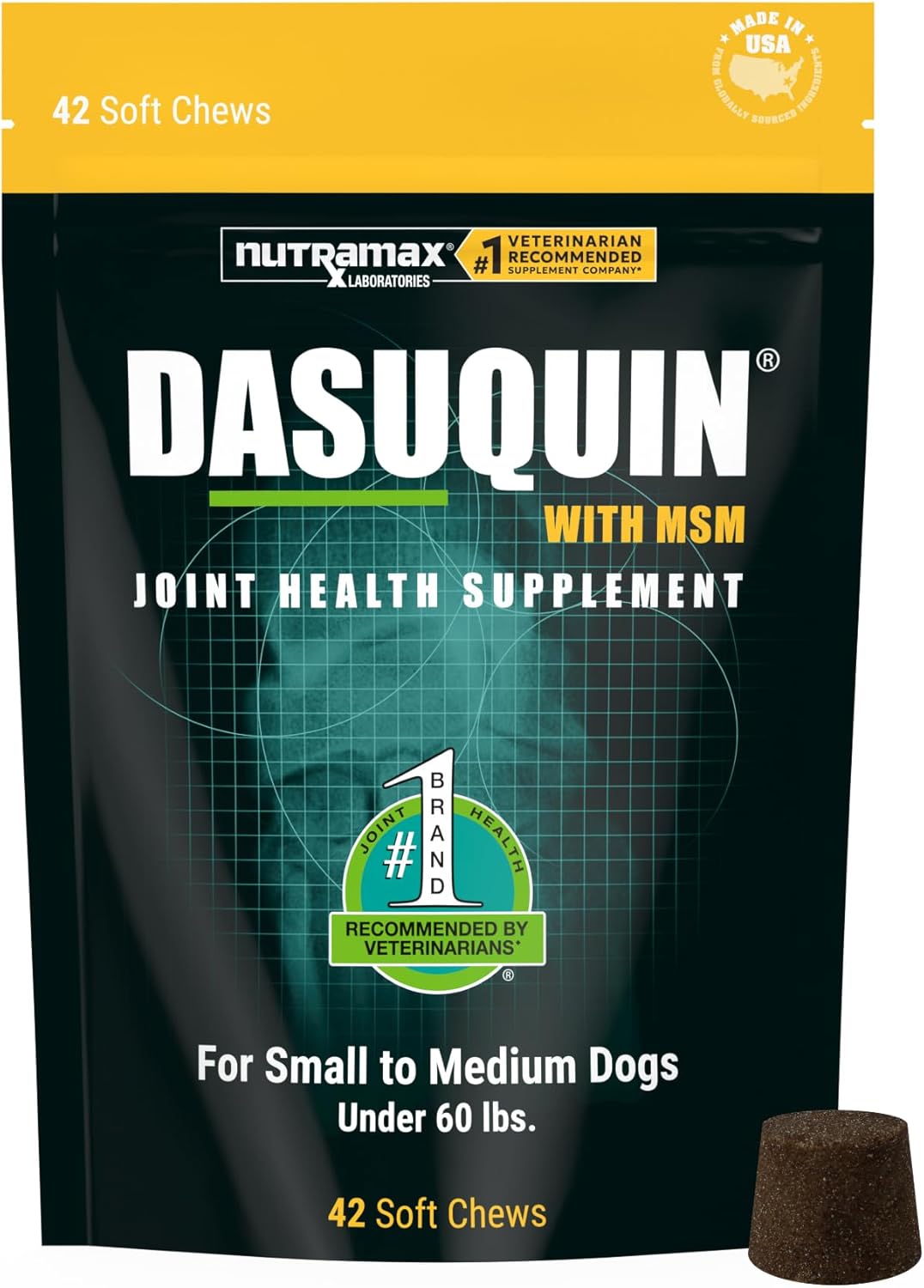 Nutramax Dasuquin for Small to Medium Dogs, Joint Health Supplement, Contains Glucosamine for Dogs, Plus Chondroitin, ASU, MSM and More, Supports Healthy Joints, Soft Chews, 84 Count - Image 9