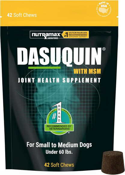 Nutramax Dasuquin for Small to Medium Dogs, Joint Health Supplement, Contains Glucosamine for Dogs, Plus Chondroitin, ASU, MSM and More, Supports Healthy Joints, Soft Chews, 84 Count - Image 9