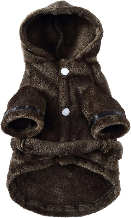 Petyoung Pet Bathrobe Dog Pajama Thickened Hooded Bathrobe Quick Drying and Super Absorbent Dog Bath Towel Soft Pet Nightwear for Puppy Small Dogs Cats - Image 12