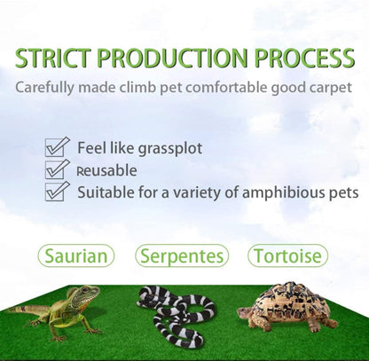 Non abrasive felt reptile substrate bedding for pet lizards