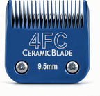 3-Packs Detachable Ceramic Blade Kit for Pet Clippers with Size 10 - Cut Length 1.5mm (1/16"),Compatible with Andis,Oster A5,Wahl KM10 Clippers & Similar Models (Blue) - Image 11