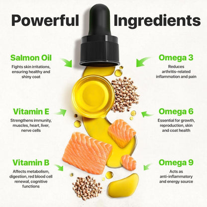 Premium imported pet hemp oil for dog anxiety and joint pain relief.