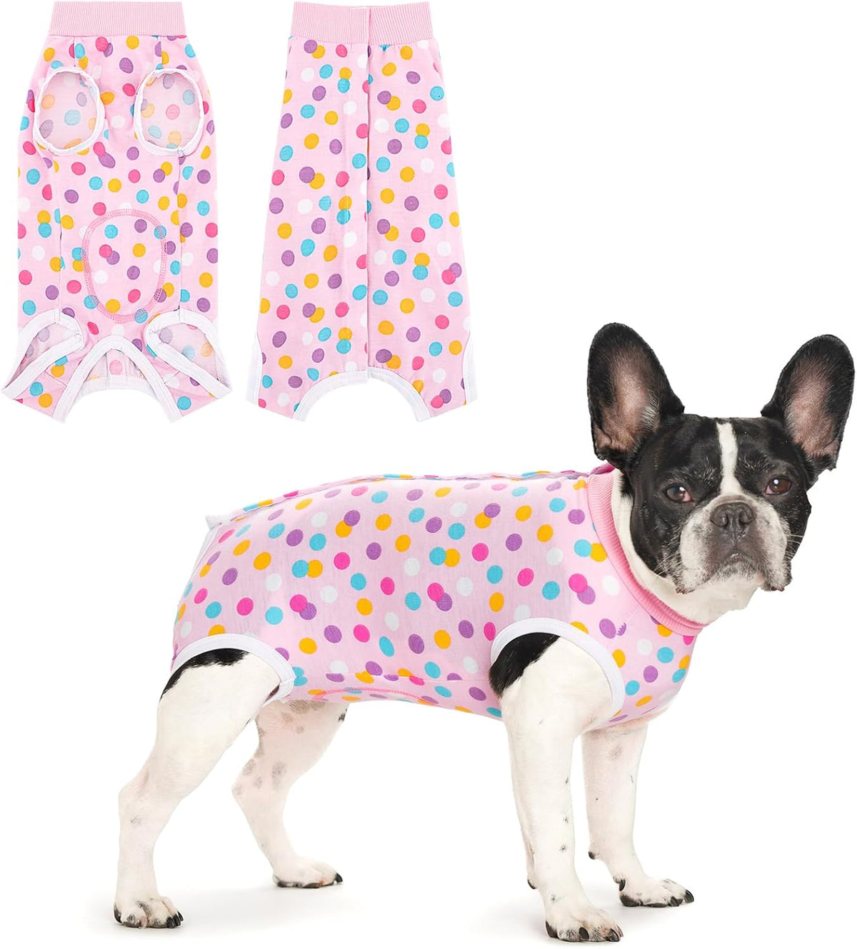 Coppthinktu Recovery Suit for Dogs After Surgery, Dog Onesie Surgery Recovery Suit for Female Spay, Soft Male Surgical Pajamas Bodysuits for Small Medium Puppy to Anti Licking Dog Cone Alternative - Image 9