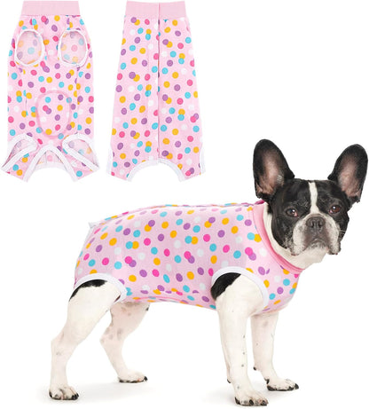 Coppthinktu Recovery Suit for Dogs After Surgery, Dog Onesie Surgery Recovery Suit for Female Spay, Soft Male Surgical Pajamas Bodysuits for Small Medium Puppy to Anti Licking Dog Cone Alternative - Image 9
