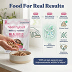Healthybud freeze dried dog food nutritional benefits label