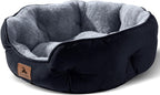 Asvin Small Dog Bed for Small Dogs, Cat Beds for Indoor Cats, Pet Bed for Puppy and Kitty, Extra Soft & Machine Washable with Anti-Slip & Water-Resistant Oxford Bottom, Grey, 20 inches - Image 10