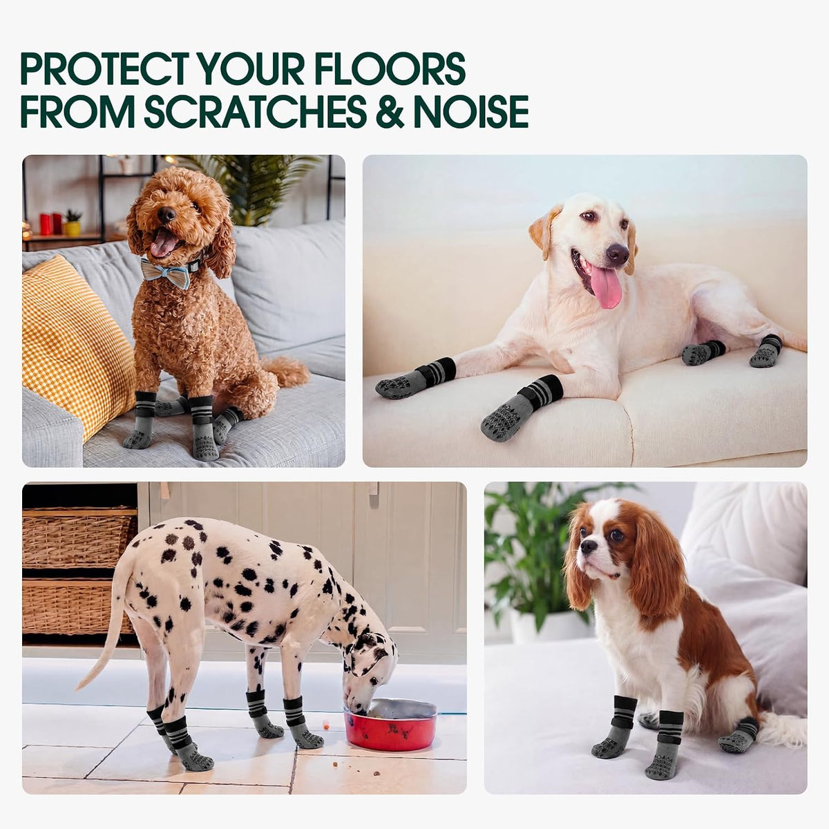 Detail of breathable fabric on Kuoser pet paw protector.