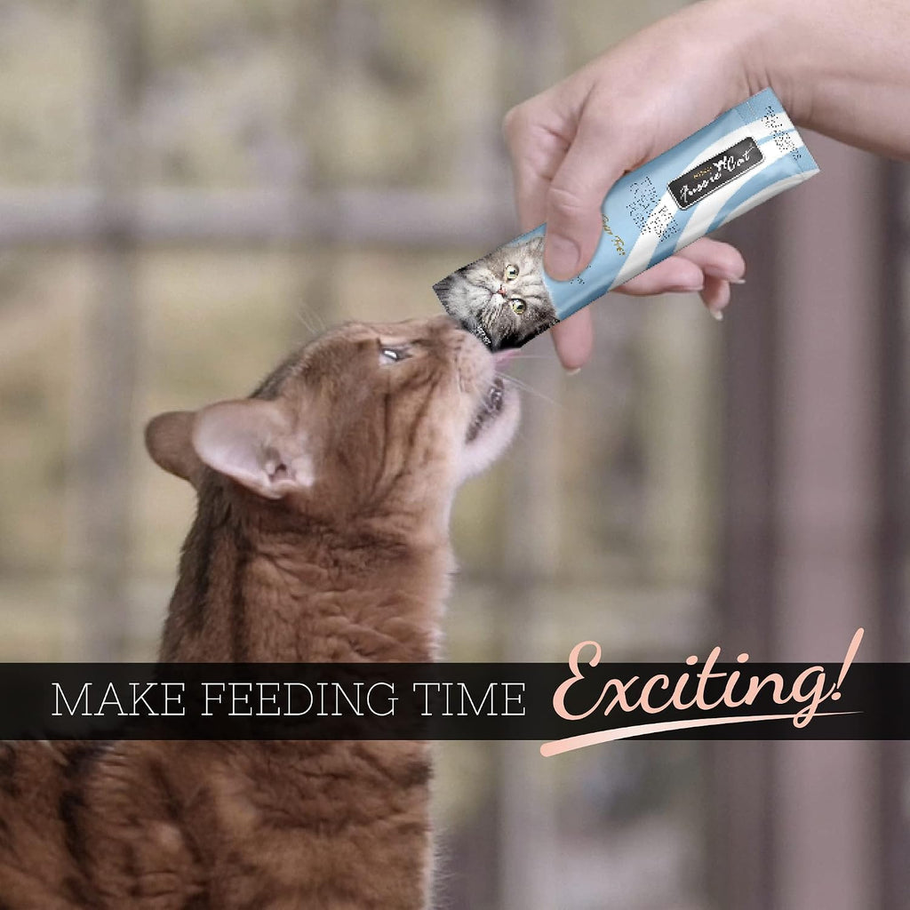 Fussie Cat 0.5 ounce single serve treat tubes stack