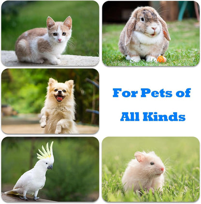 Two pack pet behavior aids with flexible wrist bands for hands free convenience