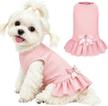 Yudodo sleeveless pink puppy dress front view