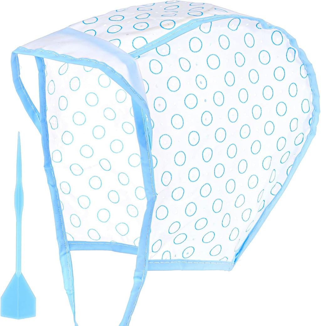 JFFX blue hair highlight cap kit with plastic crochet hook