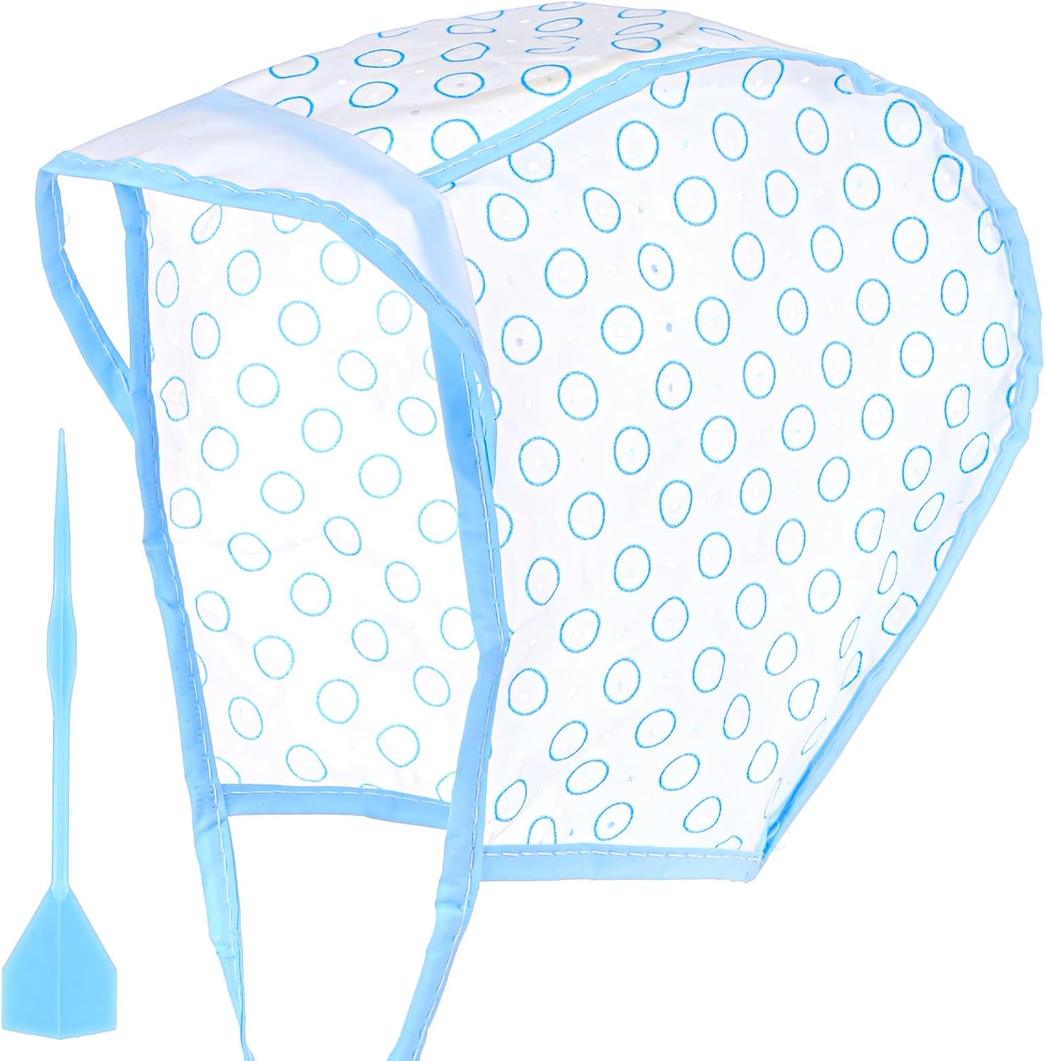 JFFX blue hair highlight cap kit with plastic crochet hook