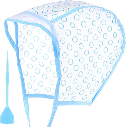 JFFX blue hair highlight cap kit with plastic crochet hook