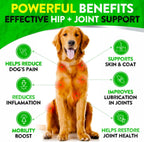 Furaland dog joint pain relief treats showing 170 soft chews count label